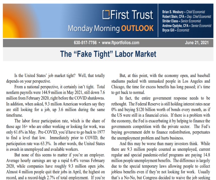 The “Fake Tight” Labor Market